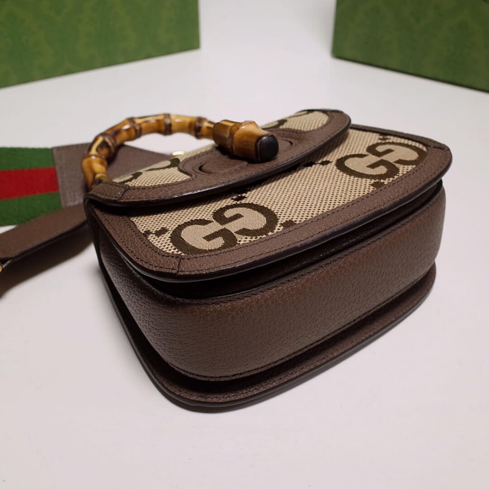 Gucci Bamboo 1947 Jumbo GG Mini Bag view 10