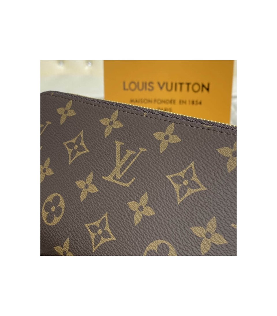 Louis Vuitton Monogram Zippy Wallet Brown view 6