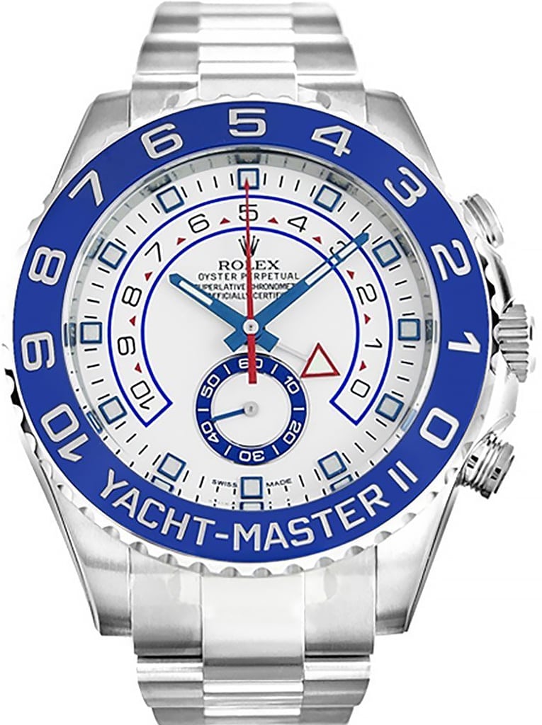 Rolex Yacht-Master 44mm White Dial 116680 view 2