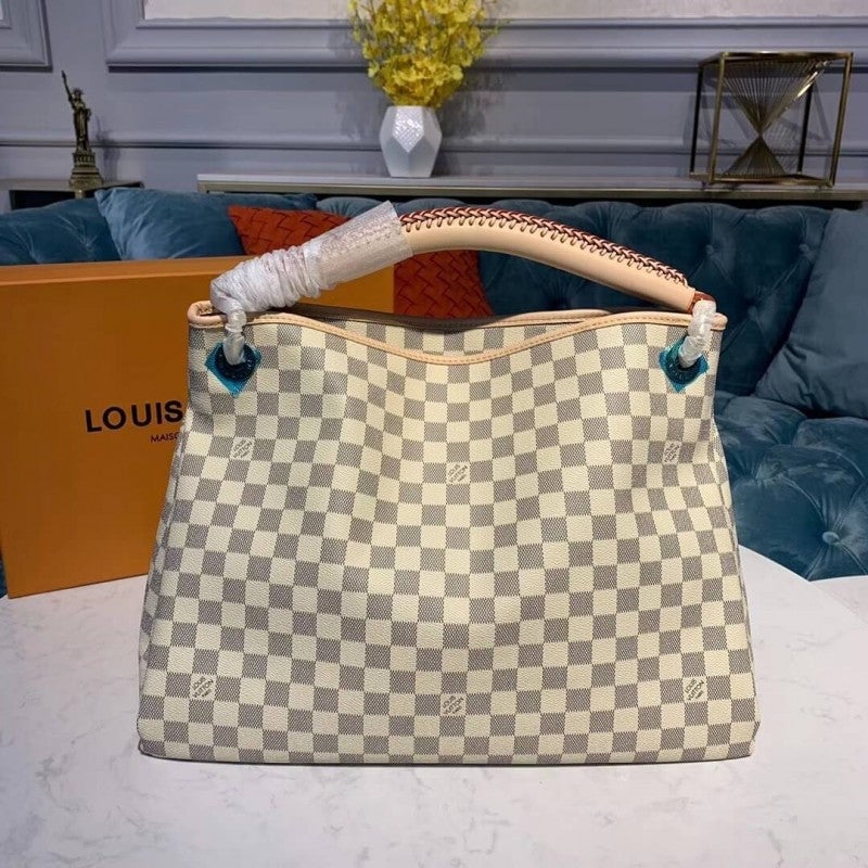Louis Vuitton Graceful MM 41cm/16.1in Damier Azur Canvas N44044 – Women view 8