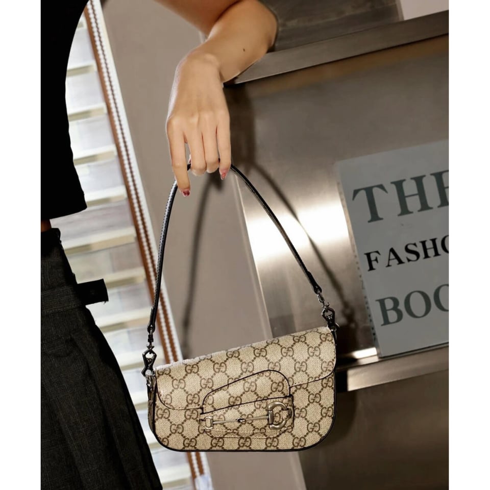 Gucci Horsebit 1955 Small Shoulder Bag view 7