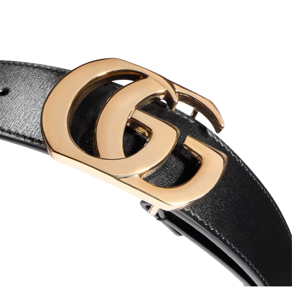 Gucci Cut GG Marmont Belt Black 874724 AAGY0 1000 view 3