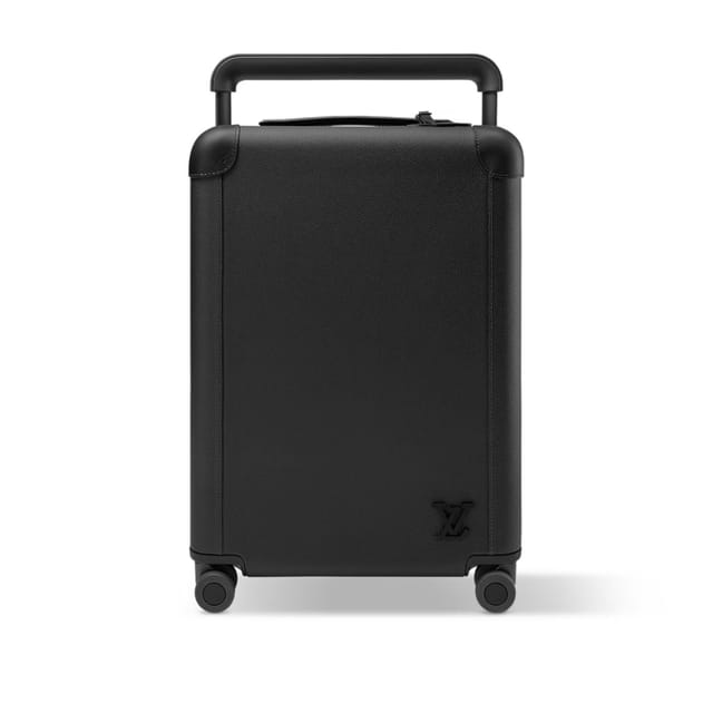 Louis Vuitton Horizon 55 Suitcase Grained Leather Black 55Cm M10240