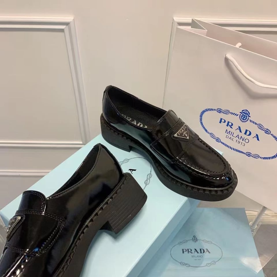 Prada Patent Leather Loafers Black 1D902M069F0002F025 view 11