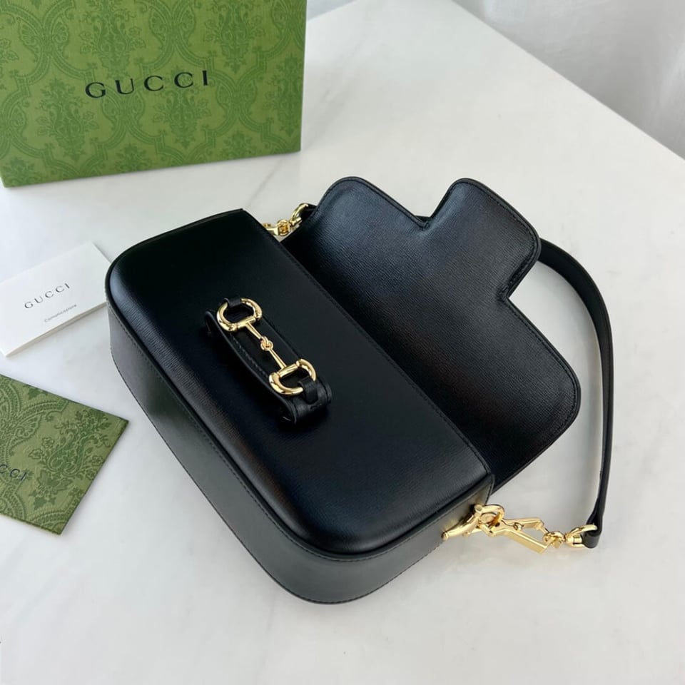 Gucci Horsebit 1955 Leather Shoulder Bag view 11