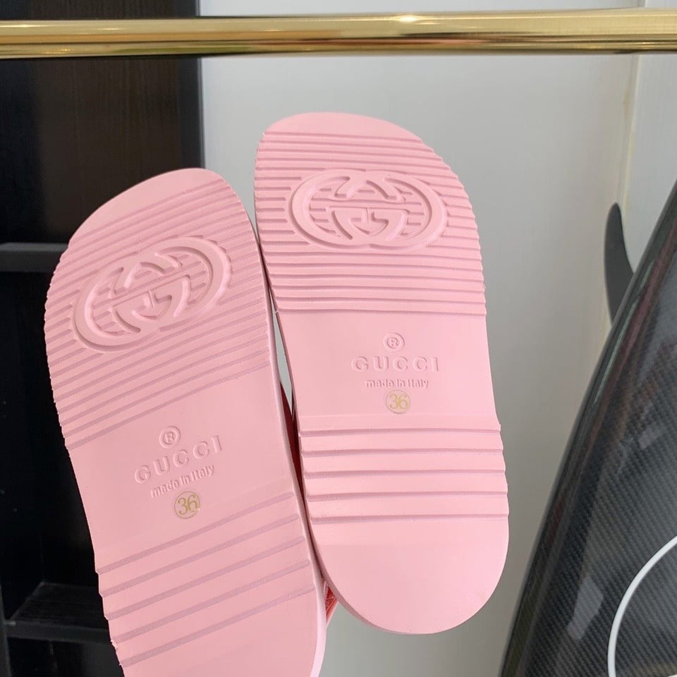 Gucci Women’S Sandal With Mini Double G Pastel Pink 660243 J8700 5815 view 10