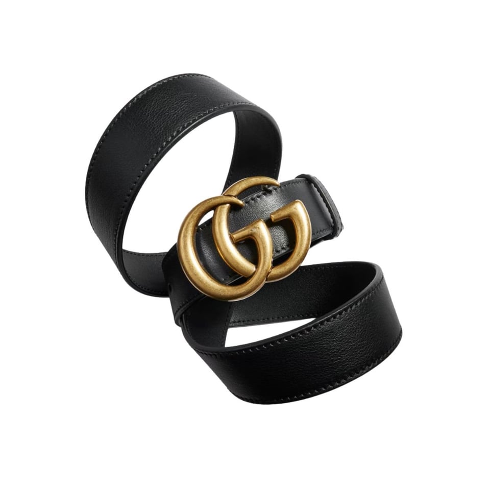 Gucci GG Marmont Belt Black Leather ‎414516 AP00T 1000 view 2