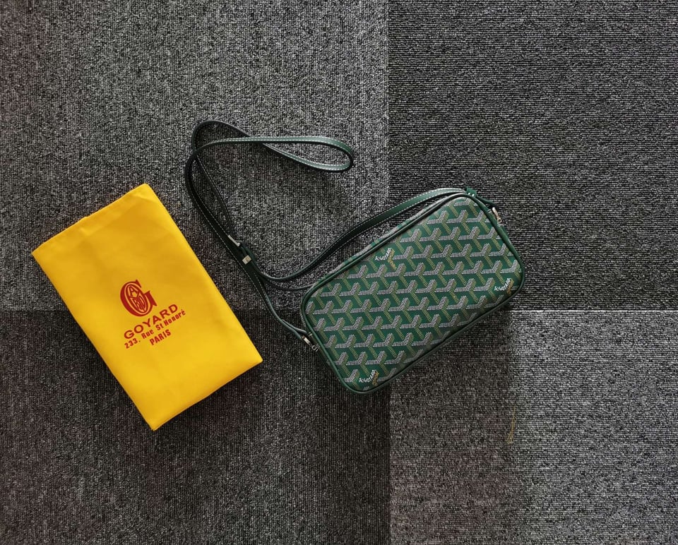Goyard Cap-Vert Pm Bag 23X8X14Cm Green Canvas view 3