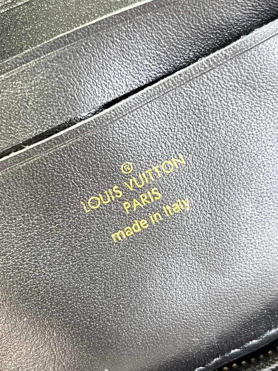 Louis Vuitton Wallet On Strap Bubblegram Black view 10