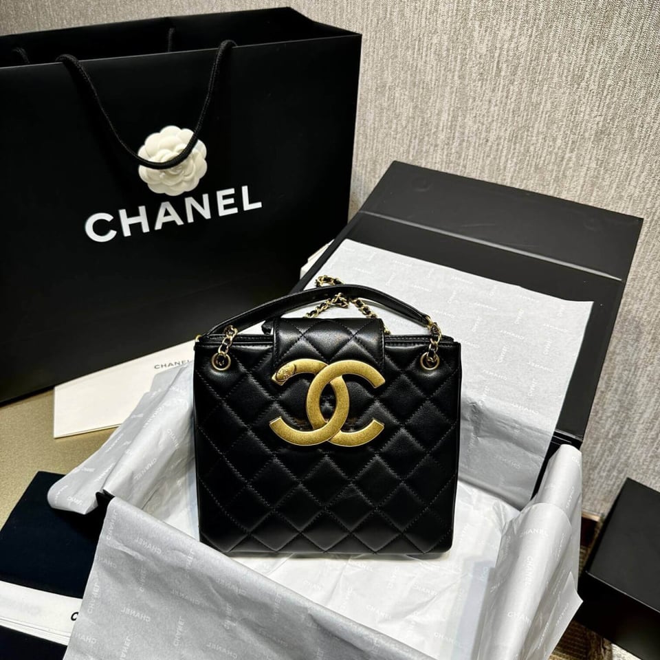 Chanel 24C Quilted Lambskin Shoulder Bag view 9