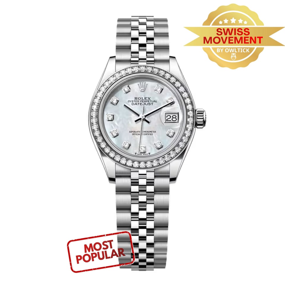 [Superclone] Rolex Lady-Datejust Mother Of Pearl 28mm Jubilee 279384RBR