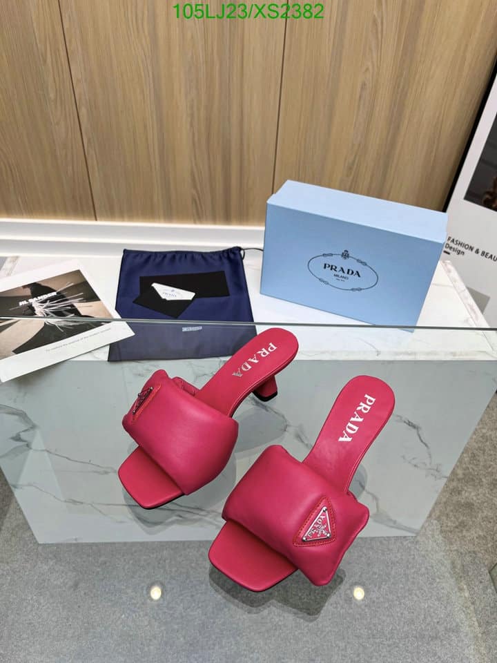 Prada Soft Padded Nappa Sandals view 7