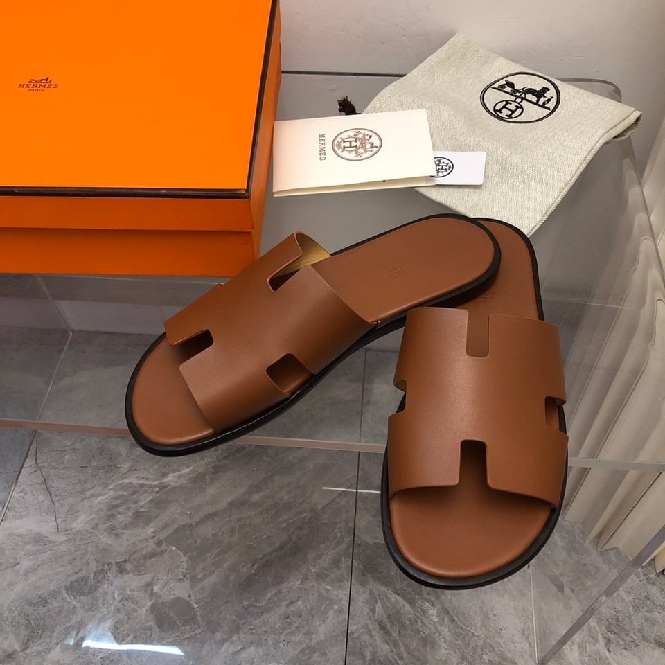 Hermes Izmir Sandal Brown H041141Zh03410 view 4
