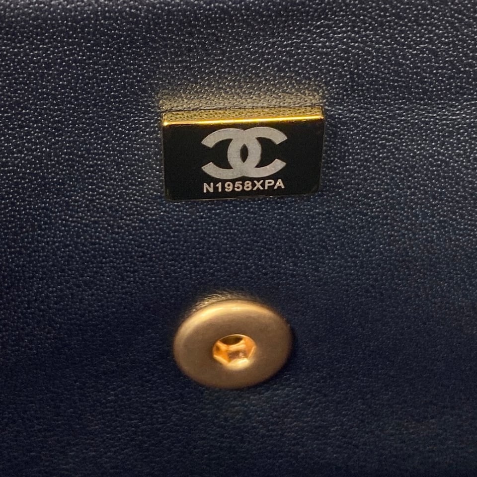 Chanel Mini Flap Bag With Gold Top Handle 20cm view 11