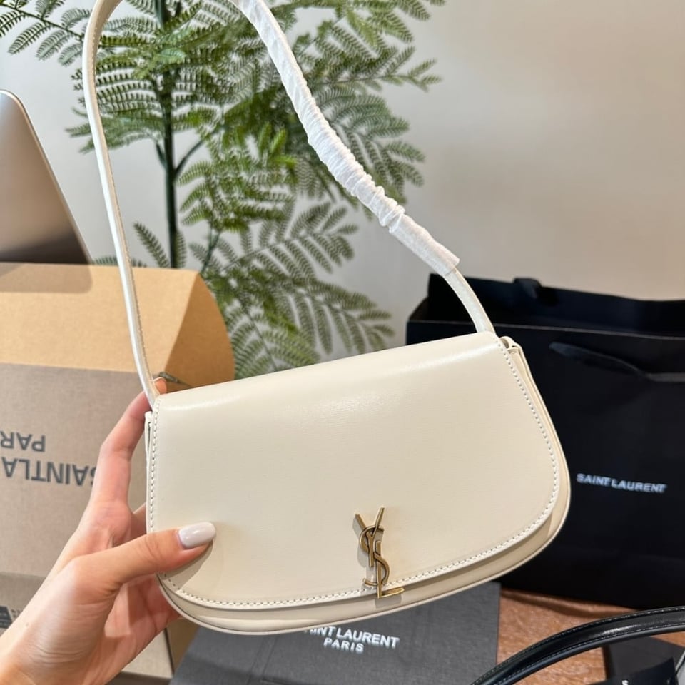Saint Laurent Mini Voltaire In Box White 17Cm view 3
