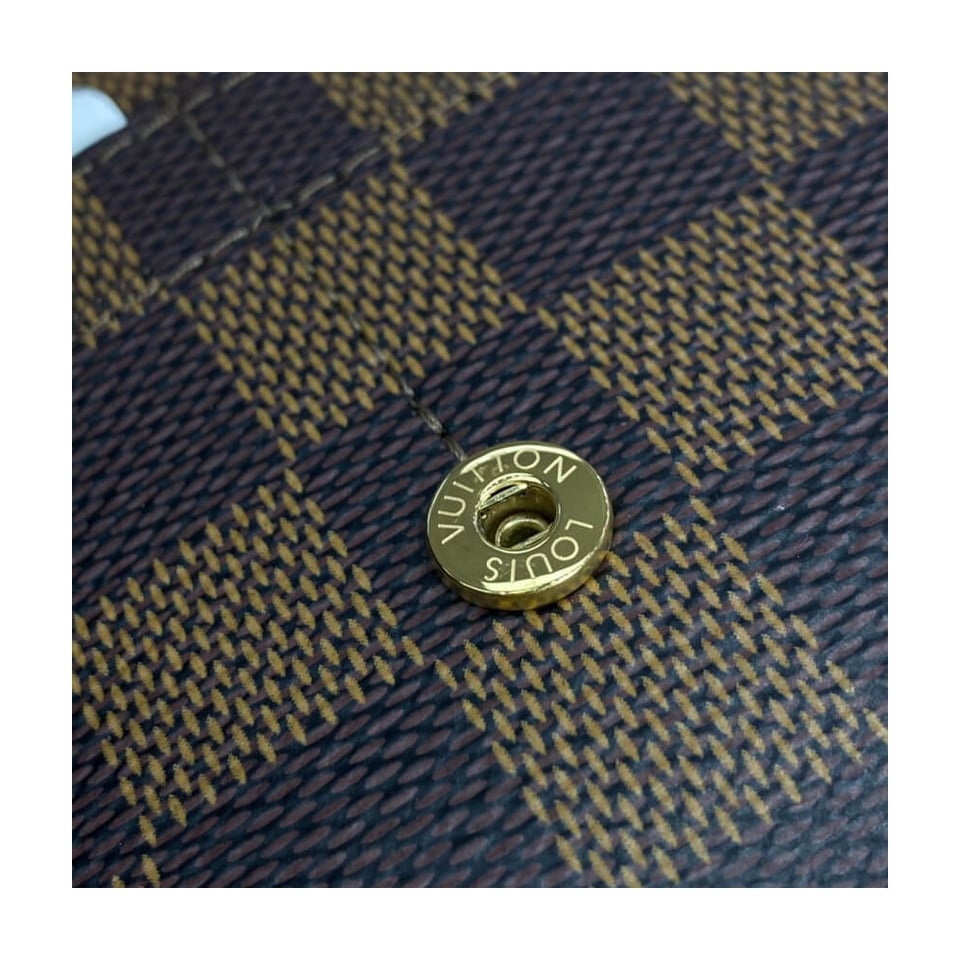 Louis Vuitton Damier Ebene Sarah Wallet Red view 7