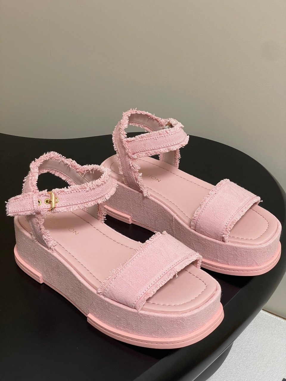 Louis Vuitton By The Pool Maya Flatform Sandal Pink view 9
