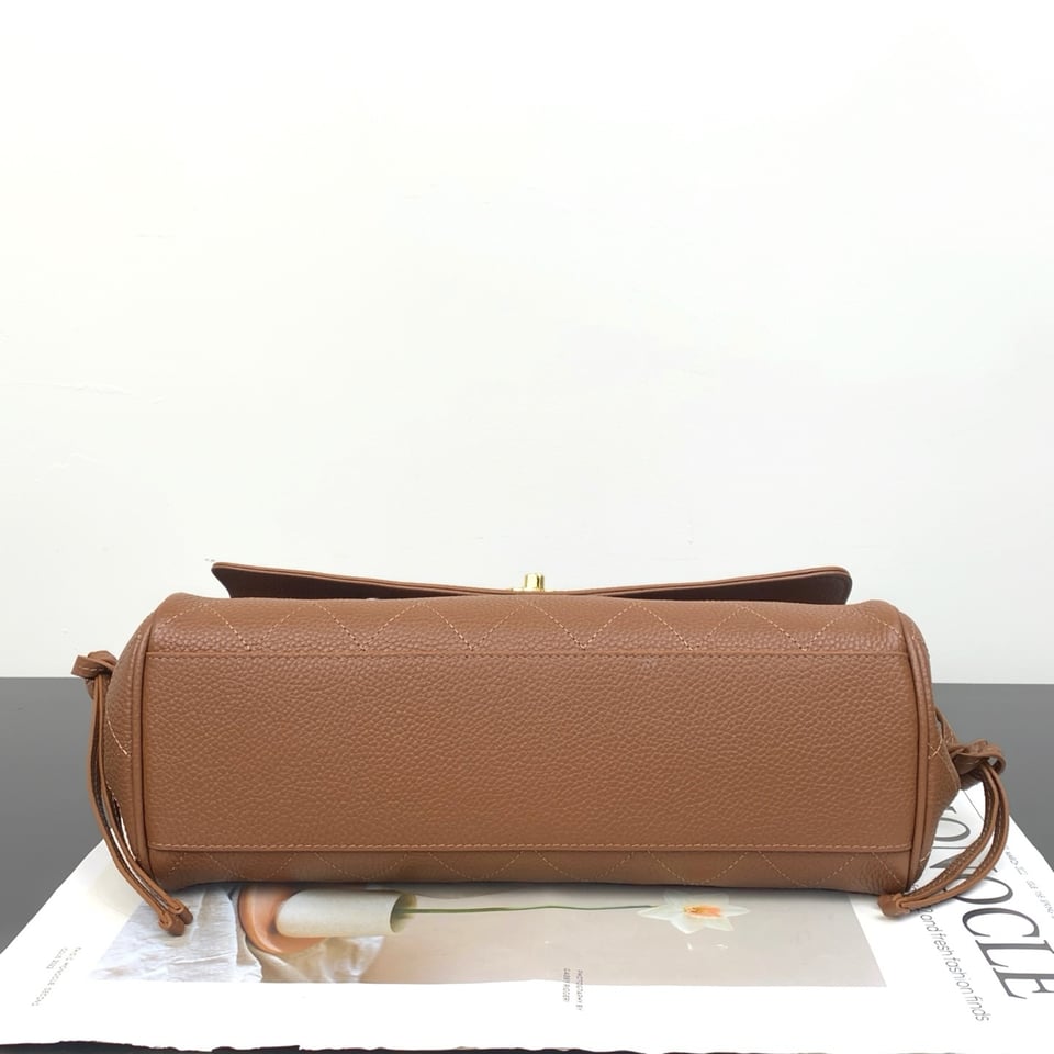 Chanel Urban Essential Tote Light Brown Caviar Gold Hardware 30cm/11.8in view 7