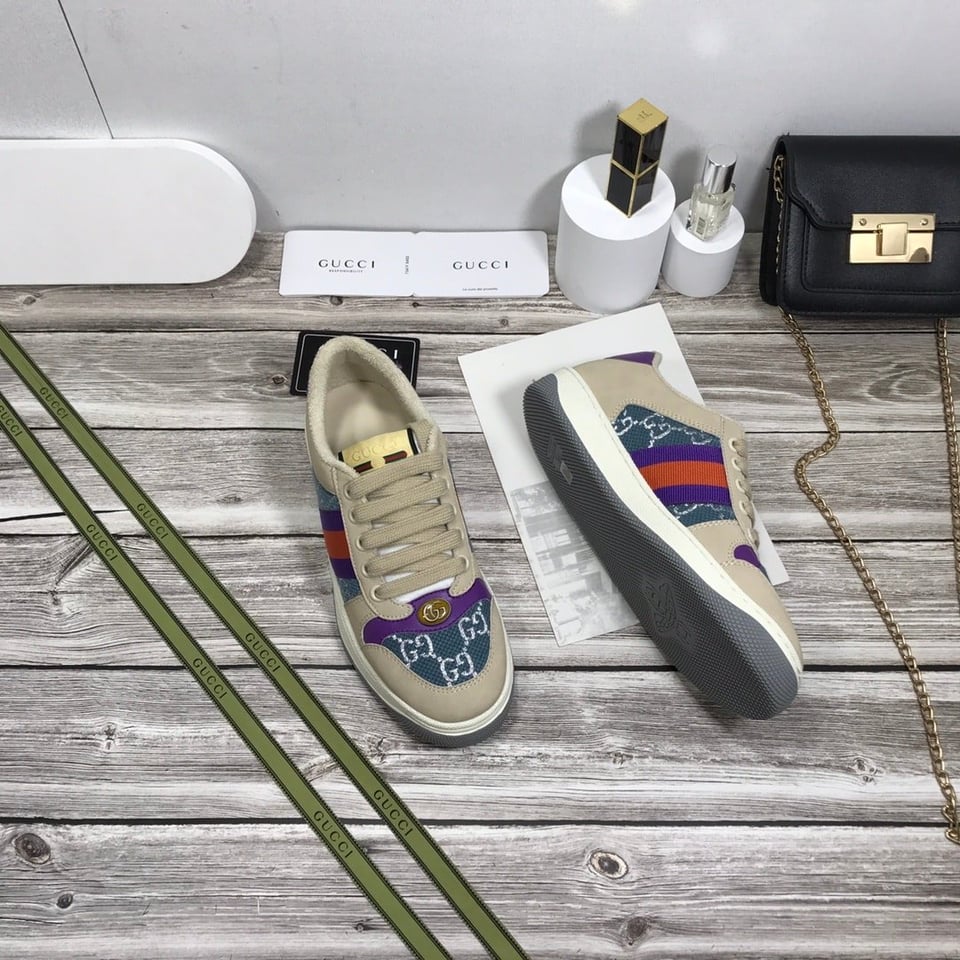 Gucci Wmns Screener Blue Gg Lam? 577684 2C830 4690 view 4