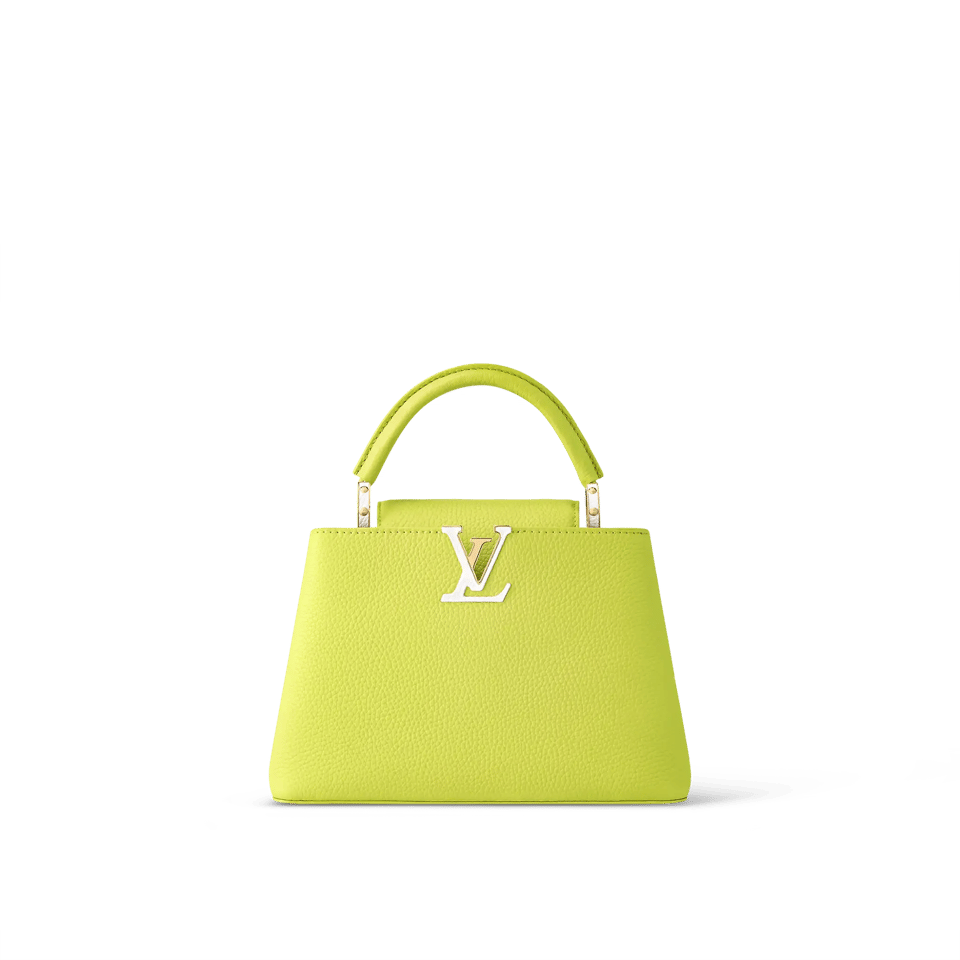 Louis Vuitton Capucines Bb Cedrat Yellow 27Cm view 2