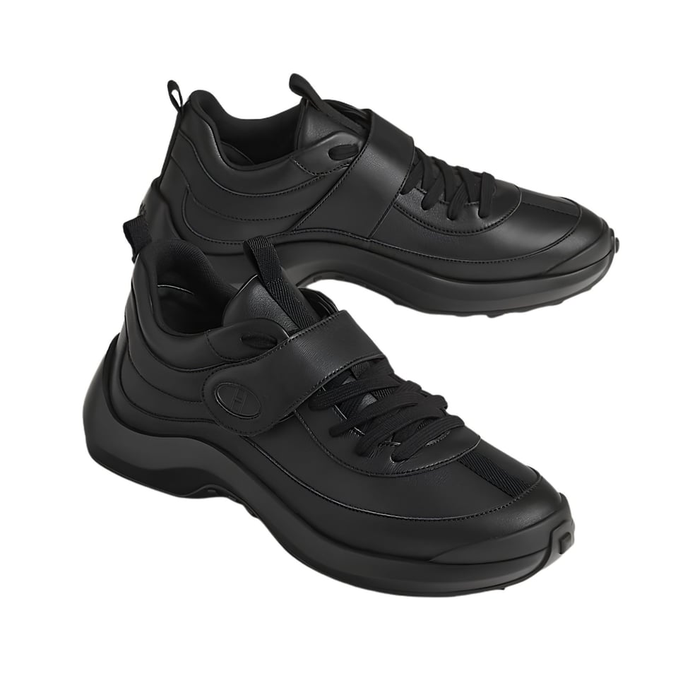 Hermes Loop Sneakers Noir Color Calfskin H252857ZH01390