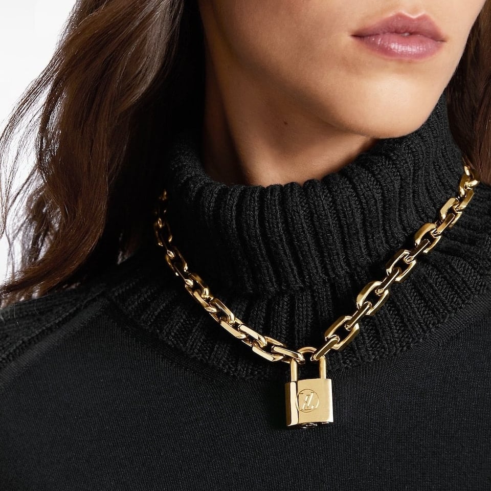 Louis Vuitton Lv Edge Necklace Cadenas Mp2993 view 5