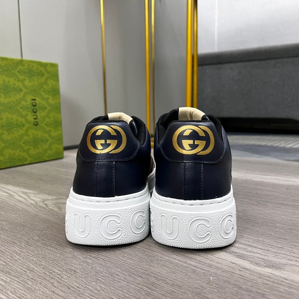 Gucci Sneaker Multicolor Side Bands Navy Blue view 4
