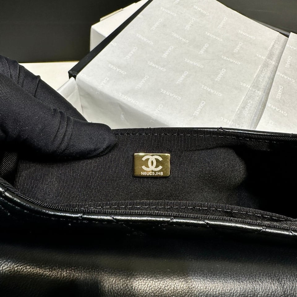 Chanel 24C Quilted Lambskin Small Bag With Top Handle view 11