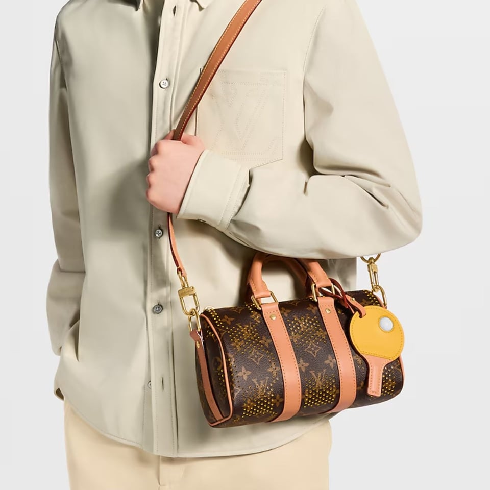 Louis Vuitton Keepall Bandoulière Bag 25cm/9.8in Monogram Pattern/Yellow Color M29296 view 2
