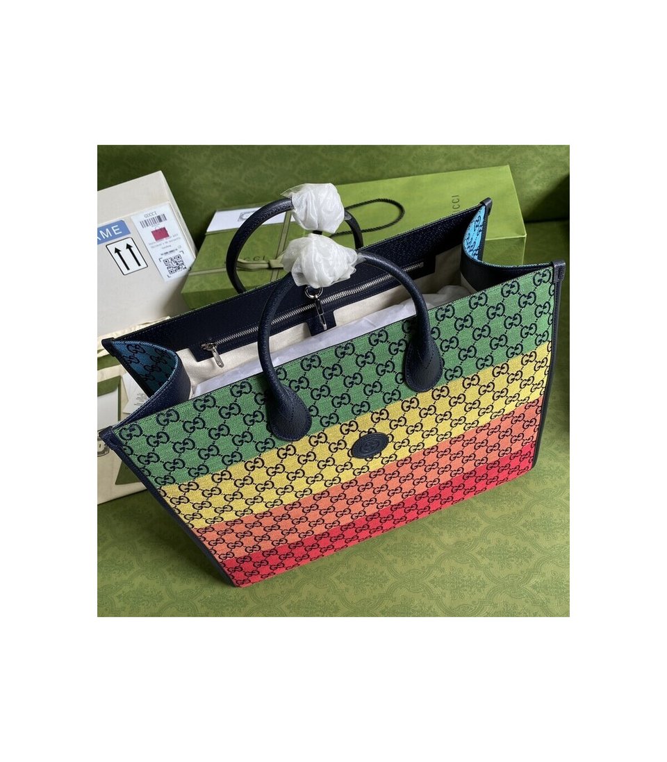 Gucci GG Multicolour Large Tote Bag view 9