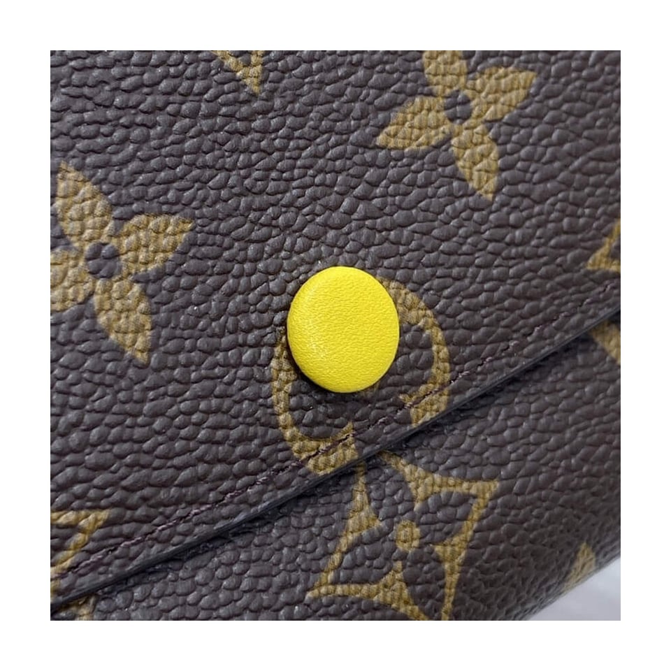 Louis Vuitton Monogram Canvas Emilie Wallet Yellow view 6
