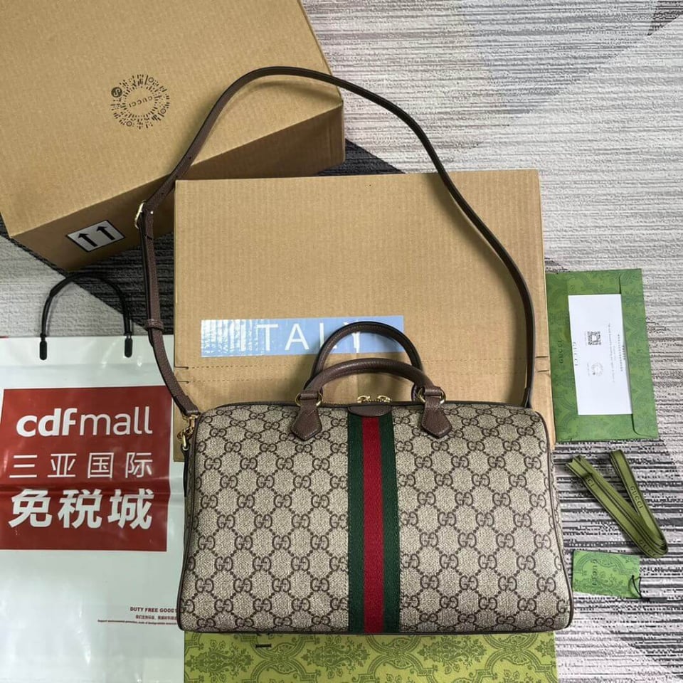 Gucci Ophidia GG Medium Top Handle Bag view 5