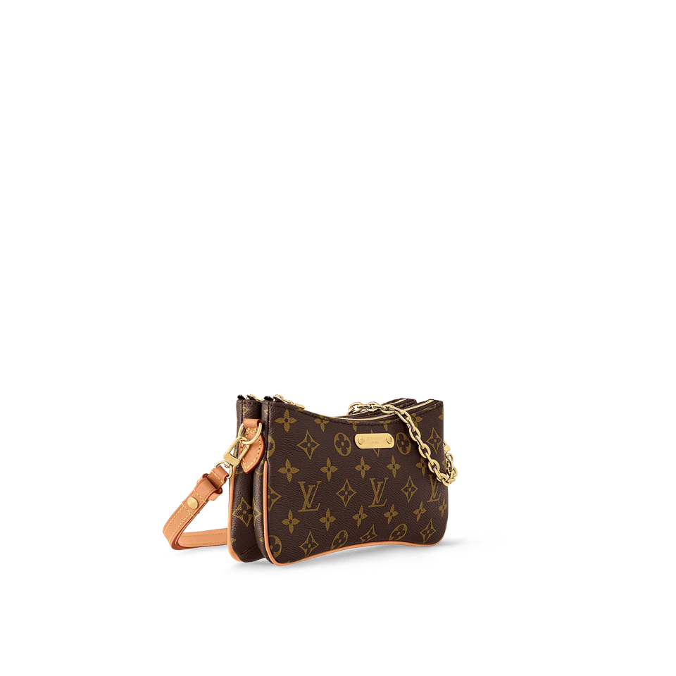 Louis Vuitton Liv Pochette Monogram Canvas Handbags M83008 24.5cm/ 9.6in view 4