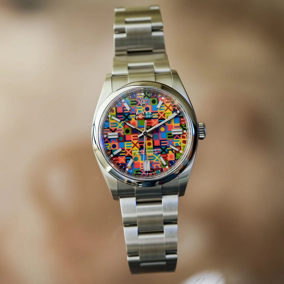 [Superclone] Rolex Oyster Perpetual 41mm Multicoloured Dial Oyster 134300 view 3