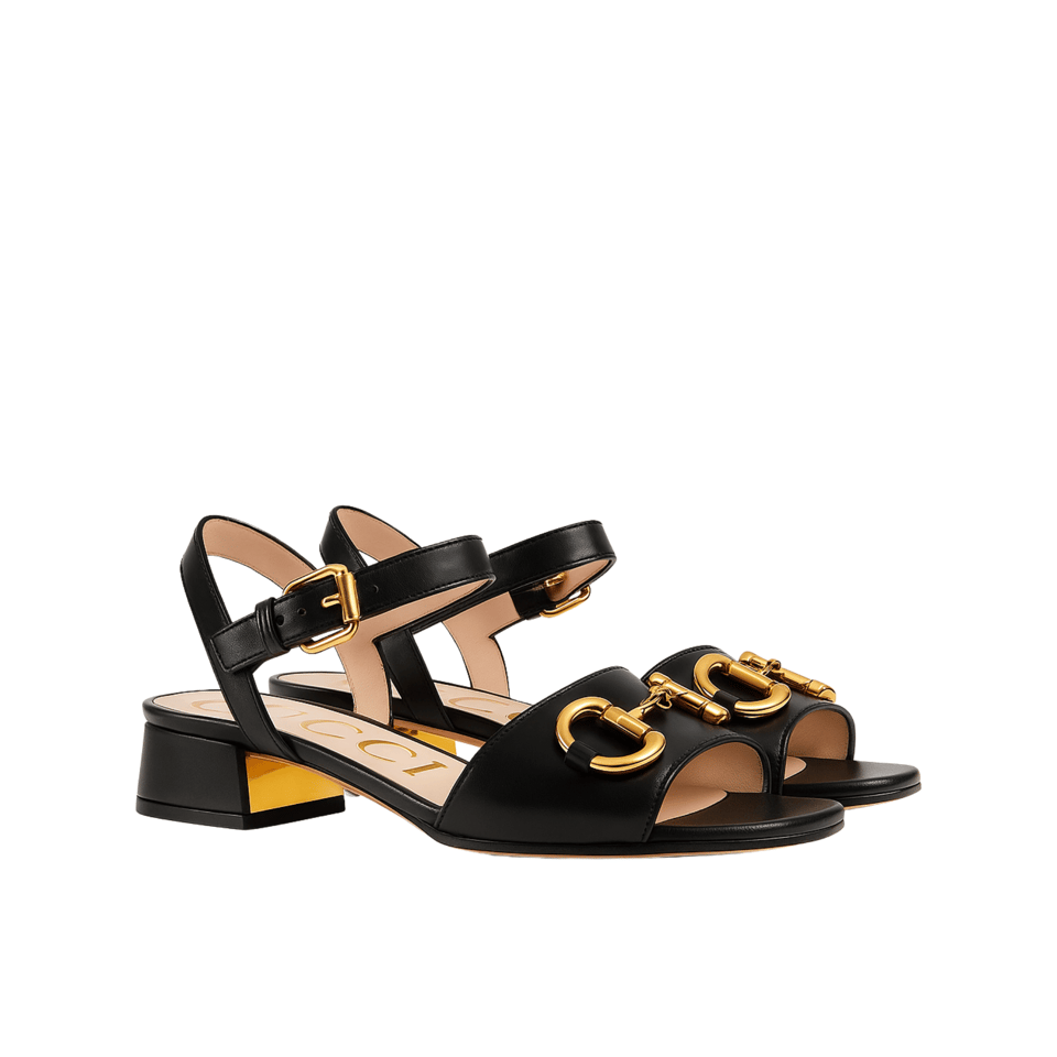 Gucci Women?S Sandal With Horsebit Black 655413 Bko00 1000 view 2