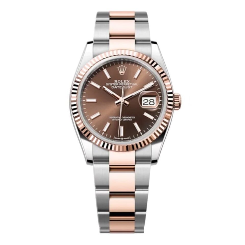 Rolex Datejust 36 mm Chocolate Dial 126231 view 2