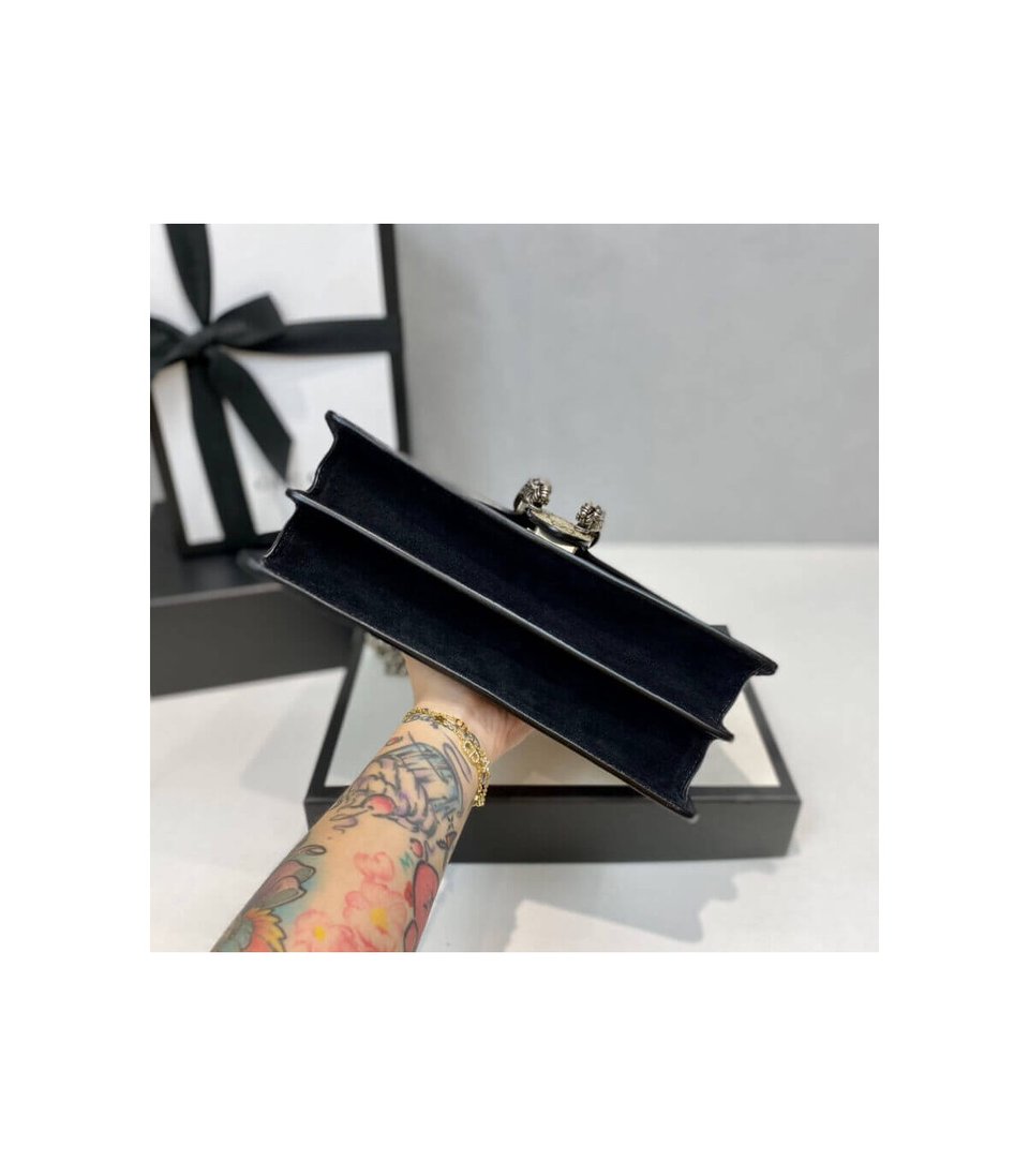 Gucci Dionysus Small GG Shoulder Bag Black view 8