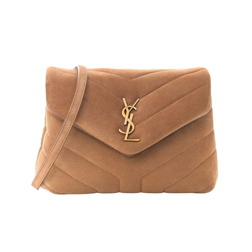 Saint Laurent Loulou Small Shoulder Bag In Suede 22Cm view 2