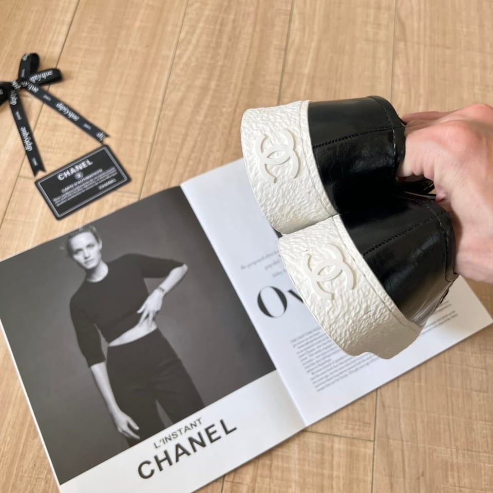 Chanel Women’S Sneakers Cc Trainers In Black view 10