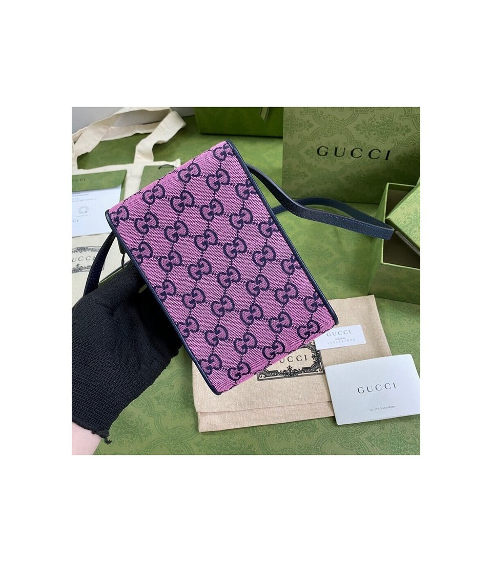 Gucci GG Multicolour Mini Bag Pink view 5
