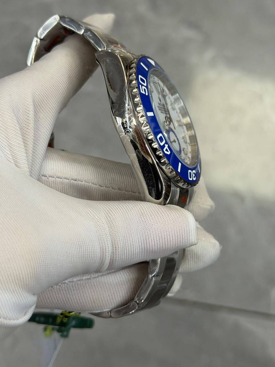 [Superclone] Rolex Yacht-Master II 44mm White Dial Oyster 126680 view 9
