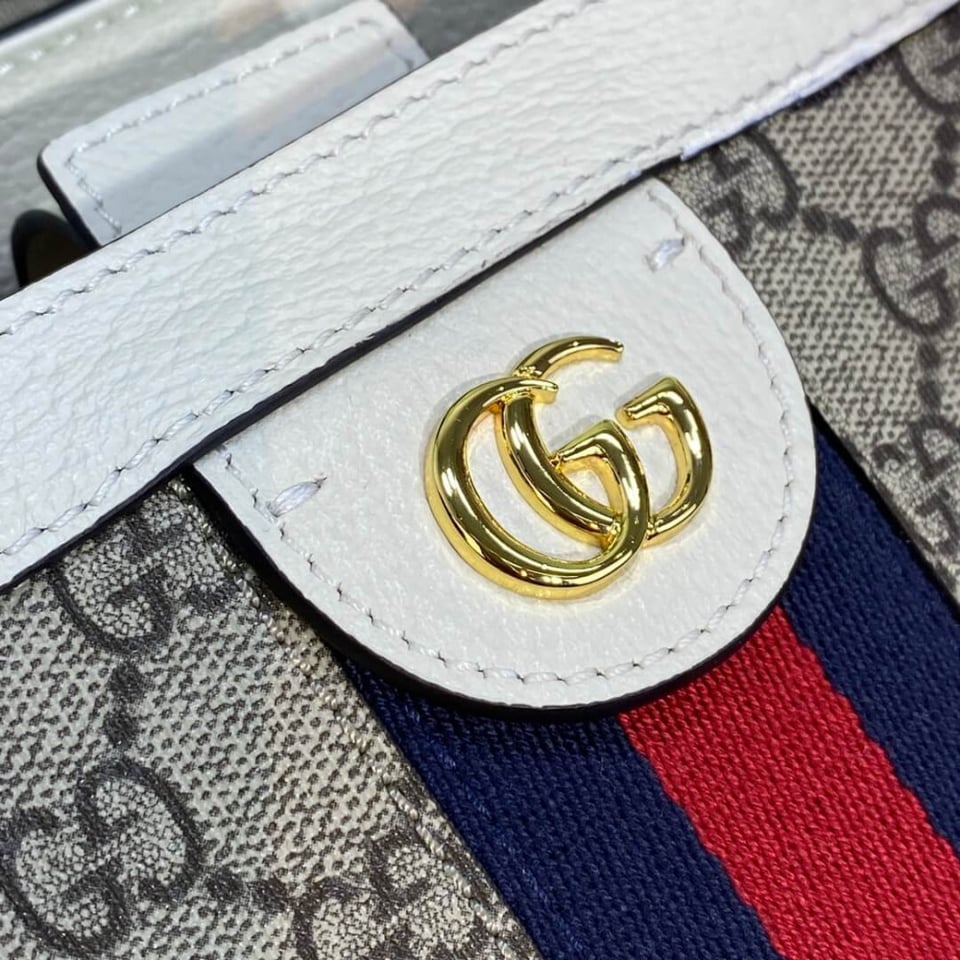 Gucci Ophidia GG Medium Tote White view 8