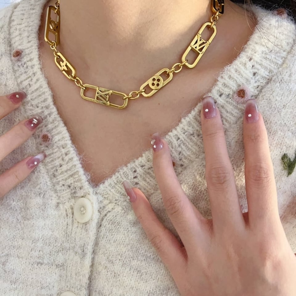 Louis Vuitton My Lv Chain Necklace M01123 view 5