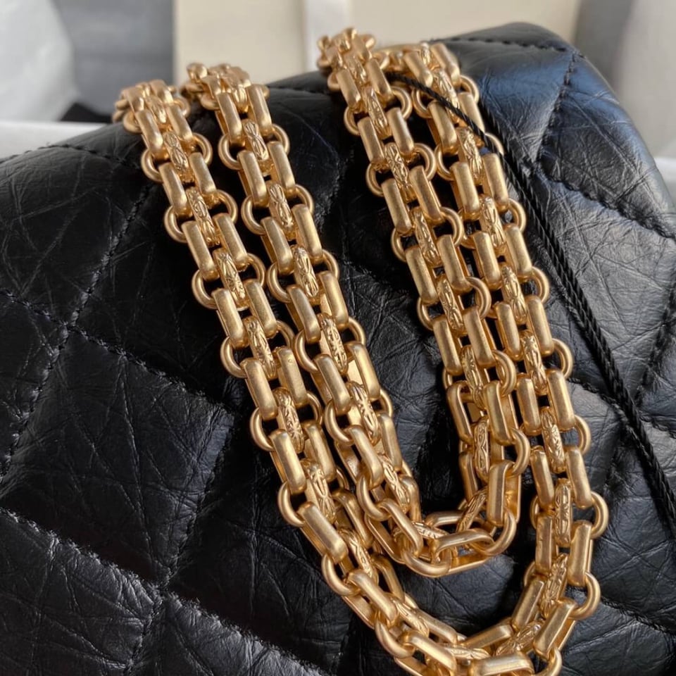 Chanel 2.55 Reissue 227 Aged Calf Black Flap Bag 28cm view 13