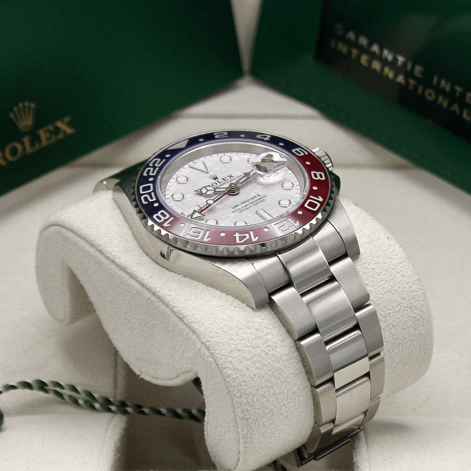 Rolex GMT-Master II 40mm Meteorite Dial 126719BLRO “Superman” view 5