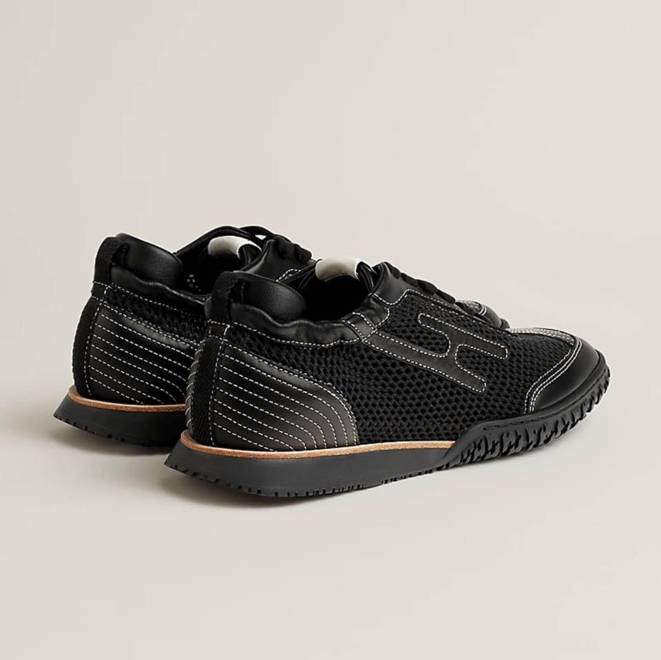 Hermes Jet Black Sneaker view 5