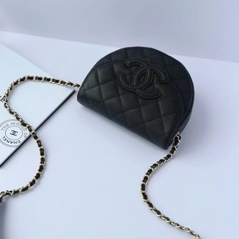 Chanel Mini Messenger 19Cm Black Caviar view 10