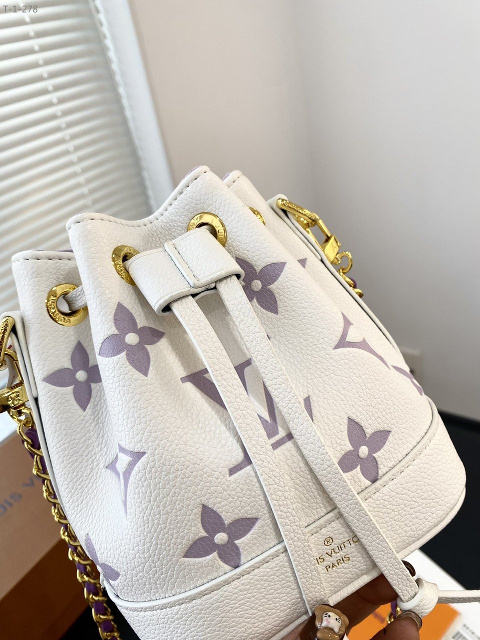 Louis Vuitton Noe Nano White With Purple 17Cm M82933 view 6