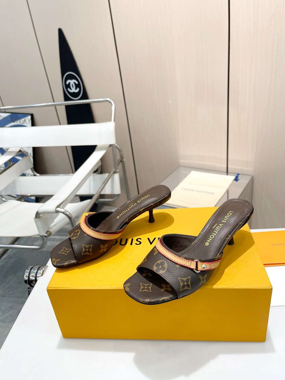 Louis Vuitton Neo Revival Mule Monogram Canvas view 6