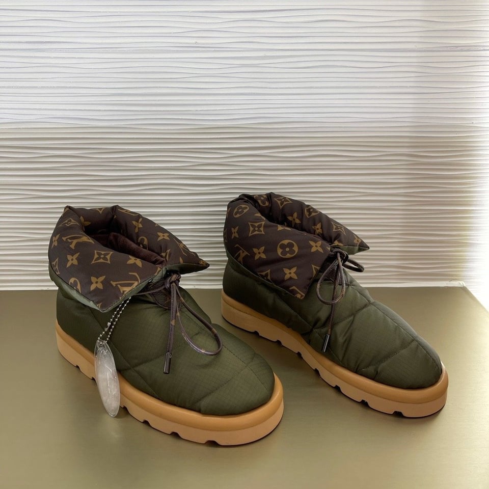 Louis Vuitton Pillow Comfort Ankle Boot Kaki 1A8T3L view 10